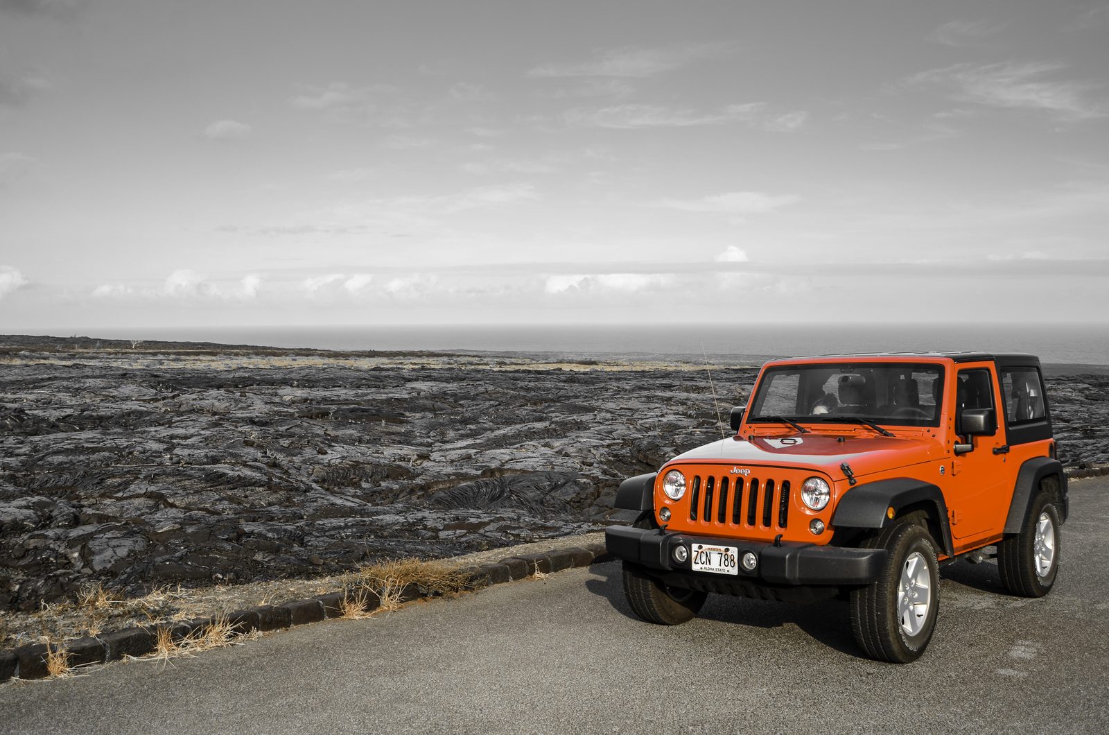 Jeep auf Big Island, Hawaii
